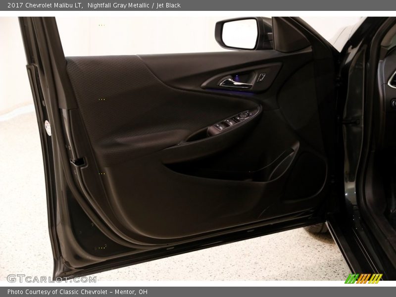 Nightfall Gray Metallic / Jet Black 2017 Chevrolet Malibu LT