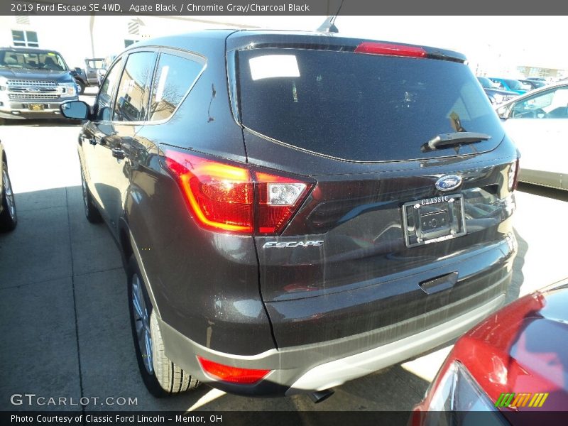 Agate Black / Chromite Gray/Charcoal Black 2019 Ford Escape SE 4WD