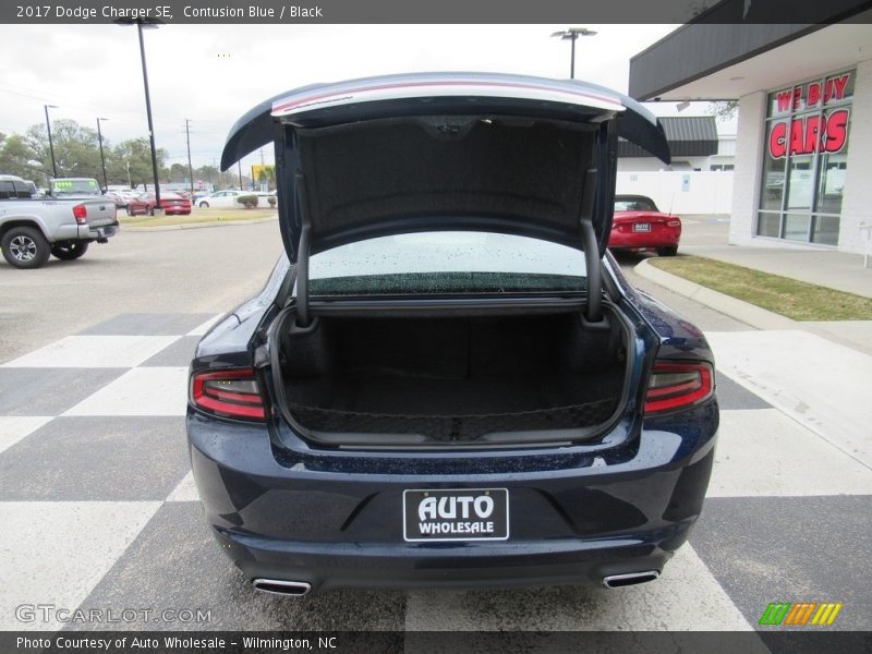 Contusion Blue / Black 2017 Dodge Charger SE