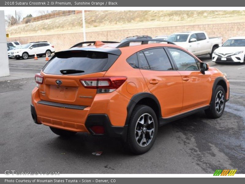 Sunshine Orange / Black 2018 Subaru Crosstrek 2.0i Premium