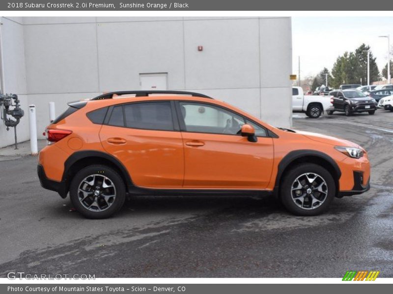 Sunshine Orange / Black 2018 Subaru Crosstrek 2.0i Premium