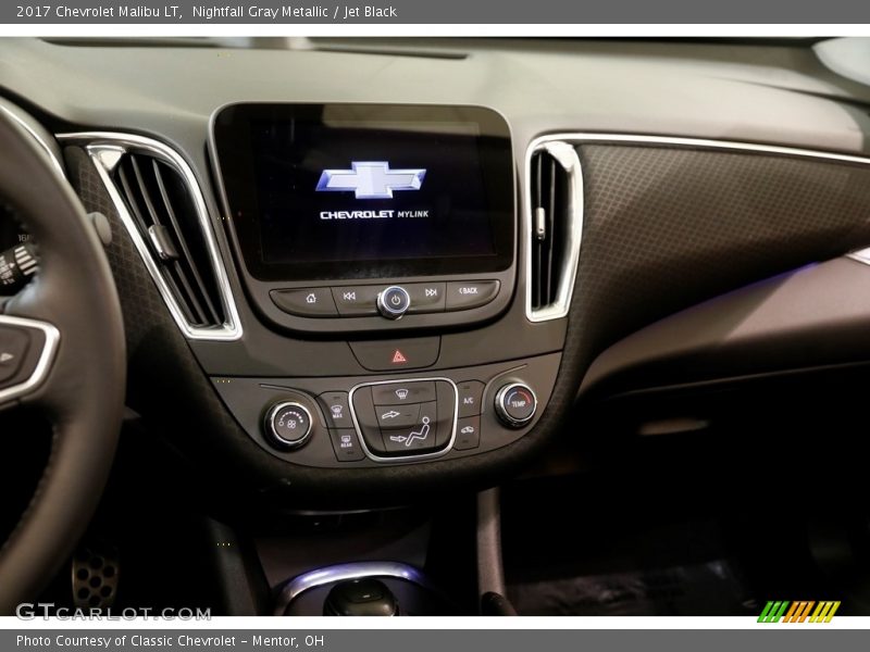 Nightfall Gray Metallic / Jet Black 2017 Chevrolet Malibu LT