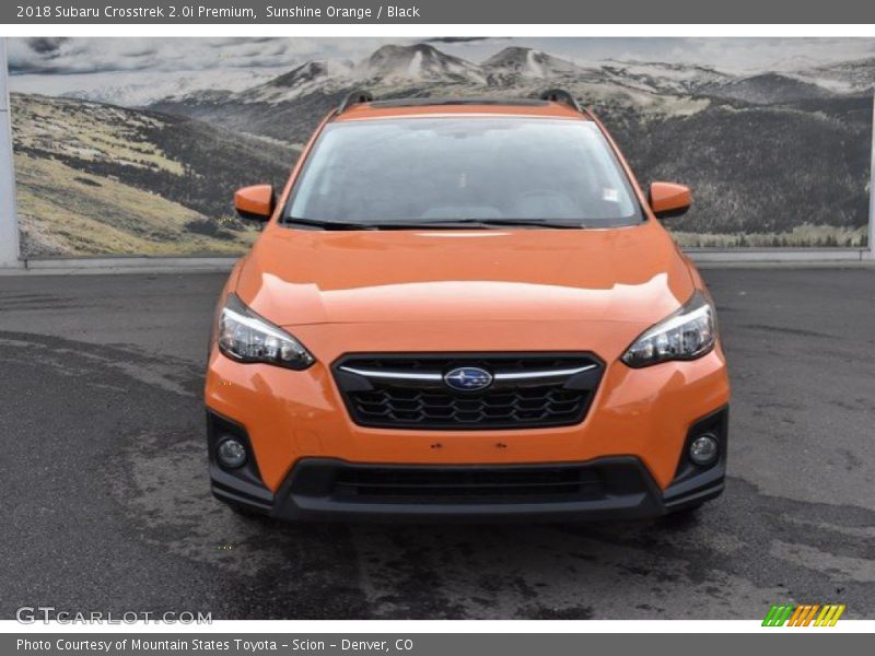 Sunshine Orange / Black 2018 Subaru Crosstrek 2.0i Premium