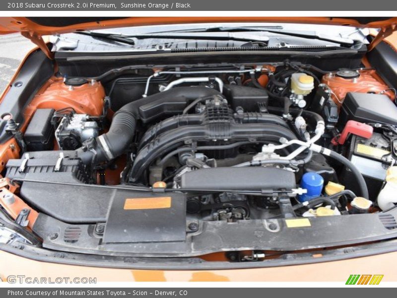 Sunshine Orange / Black 2018 Subaru Crosstrek 2.0i Premium