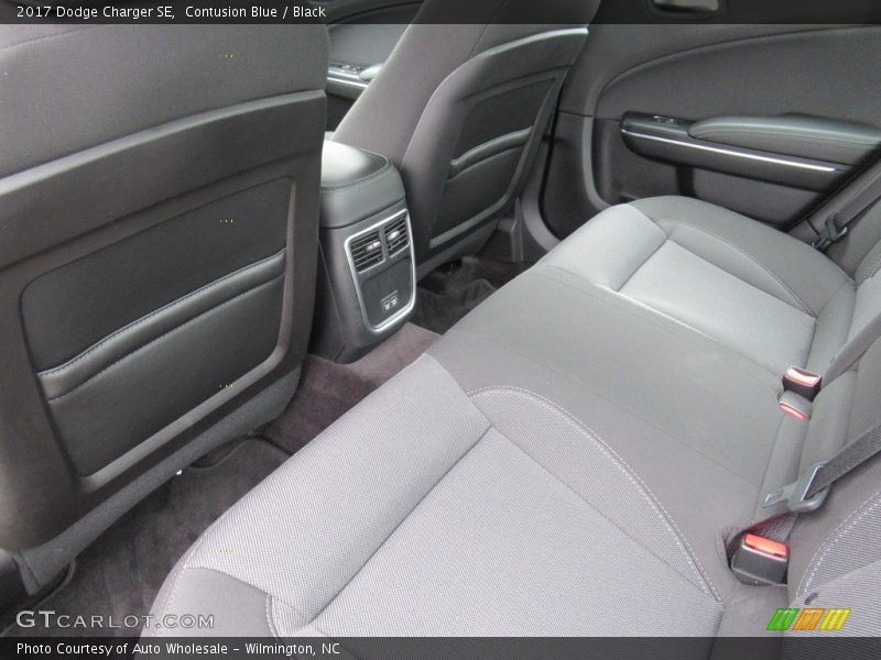 Contusion Blue / Black 2017 Dodge Charger SE