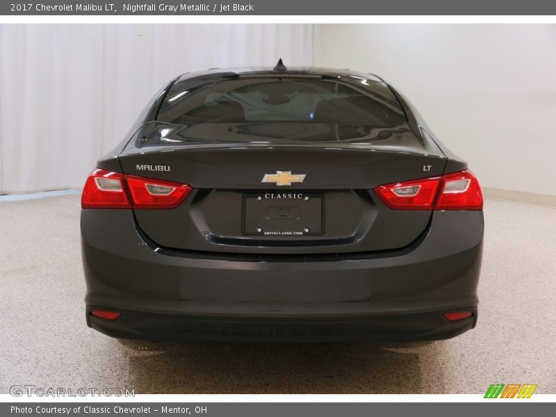Nightfall Gray Metallic / Jet Black 2017 Chevrolet Malibu LT
