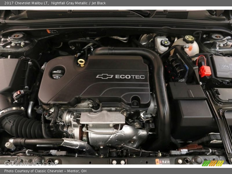Nightfall Gray Metallic / Jet Black 2017 Chevrolet Malibu LT