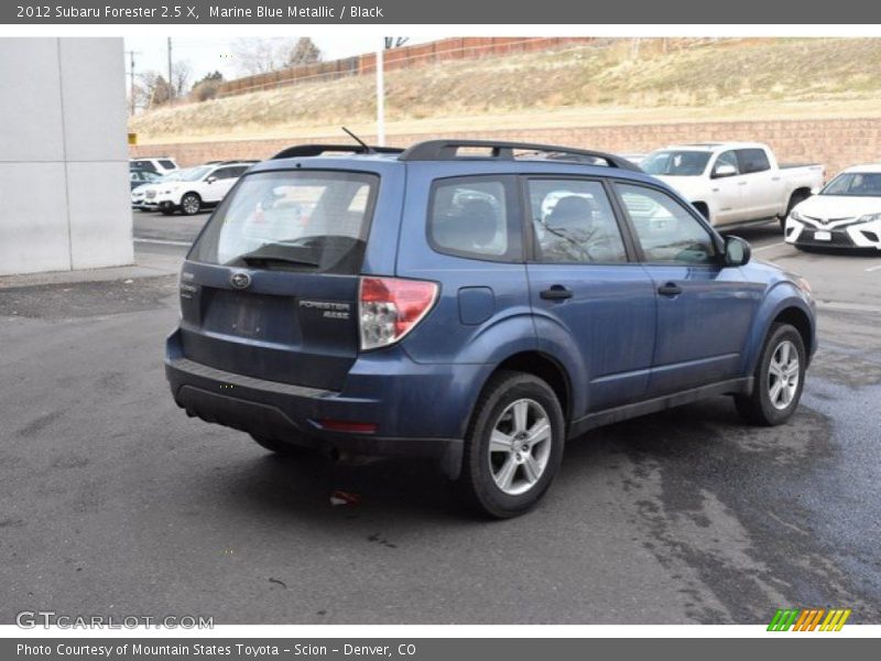 Marine Blue Metallic / Black 2012 Subaru Forester 2.5 X