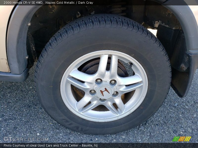 Naples Gold Metallic / Dark Gray 2000 Honda CR-V SE 4WD