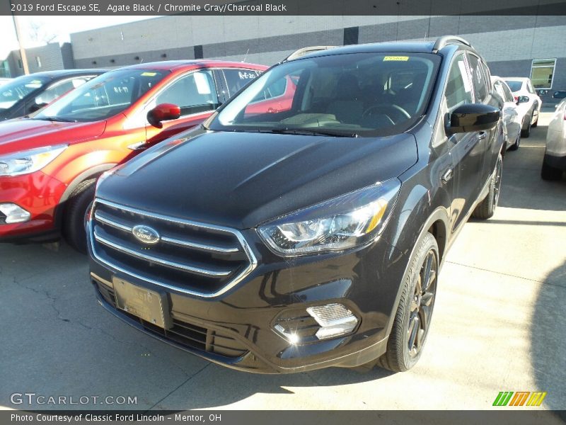Agate Black / Chromite Gray/Charcoal Black 2019 Ford Escape SE