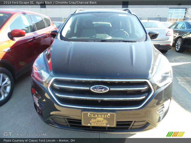 Agate Black / Chromite Gray/Charcoal Black 2019 Ford Escape SE