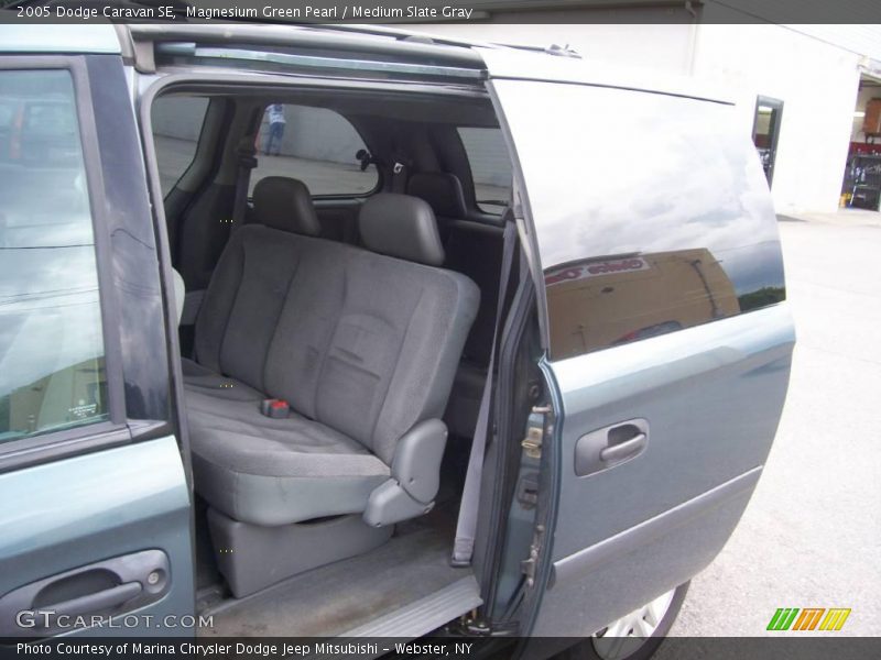 Magnesium Green Pearl / Medium Slate Gray 2005 Dodge Caravan SE