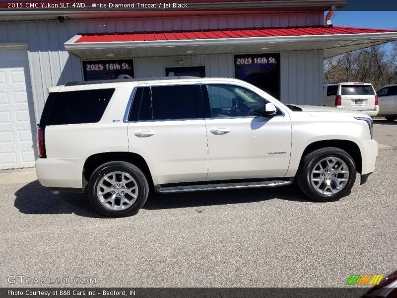 White Diamond Tricoat / Jet Black 2015 GMC Yukon SLT 4WD