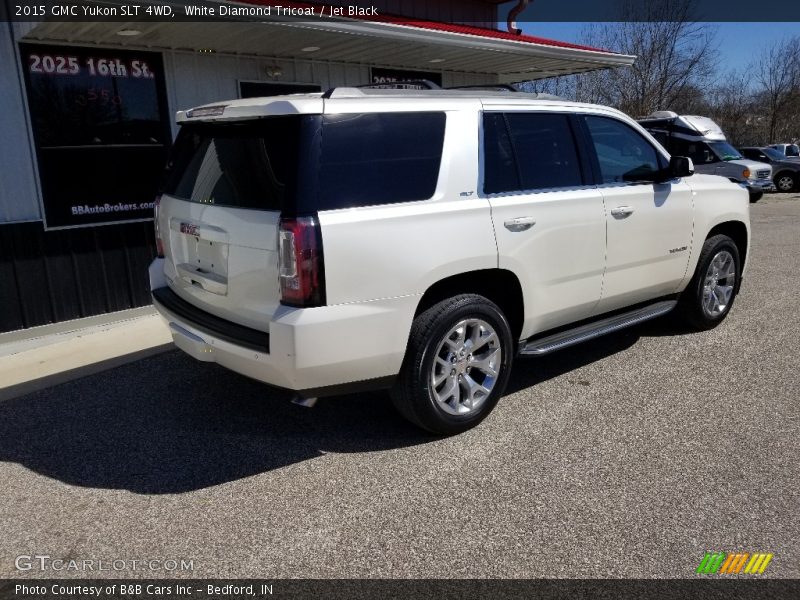 White Diamond Tricoat / Jet Black 2015 GMC Yukon SLT 4WD