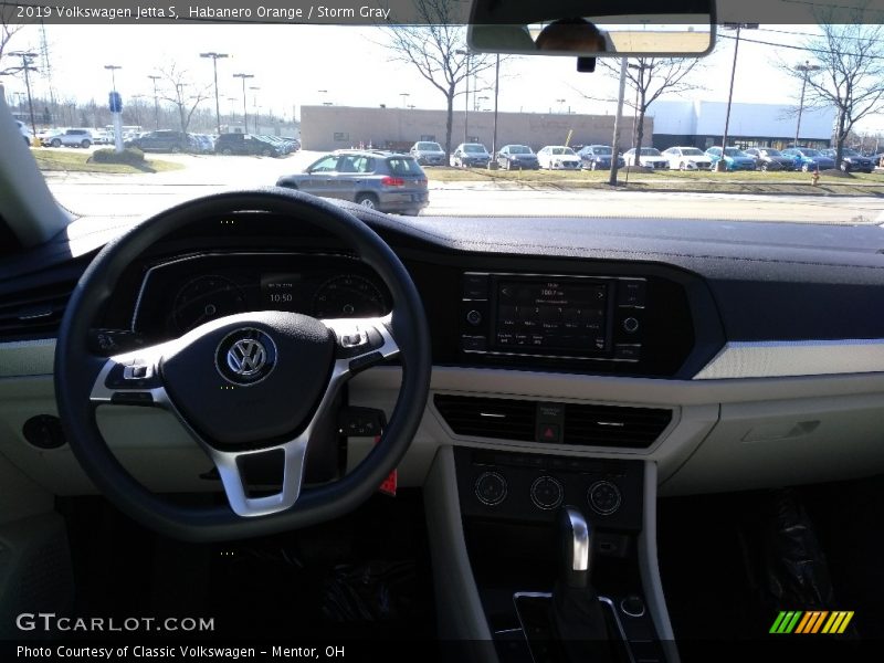 Habanero Orange / Storm Gray 2019 Volkswagen Jetta S