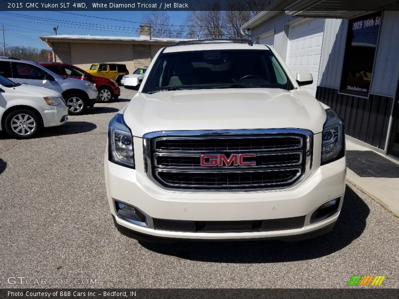White Diamond Tricoat / Jet Black 2015 GMC Yukon SLT 4WD