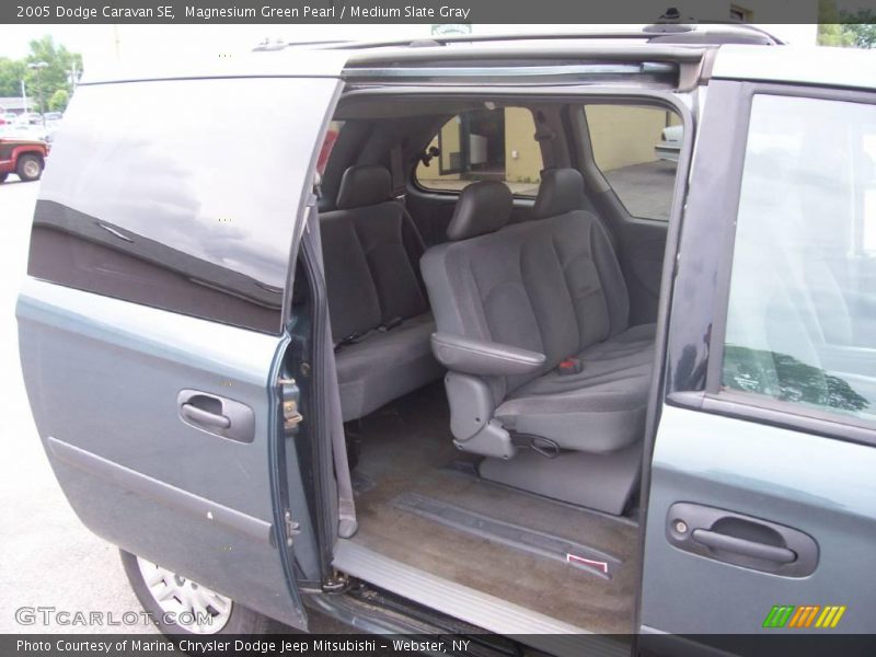 Magnesium Green Pearl / Medium Slate Gray 2005 Dodge Caravan SE