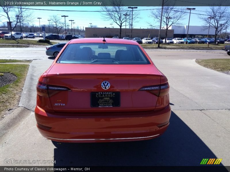 Habanero Orange / Storm Gray 2019 Volkswagen Jetta S