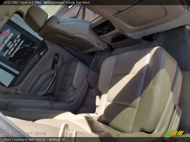 White Diamond Tricoat / Jet Black 2015 GMC Yukon SLT 4WD