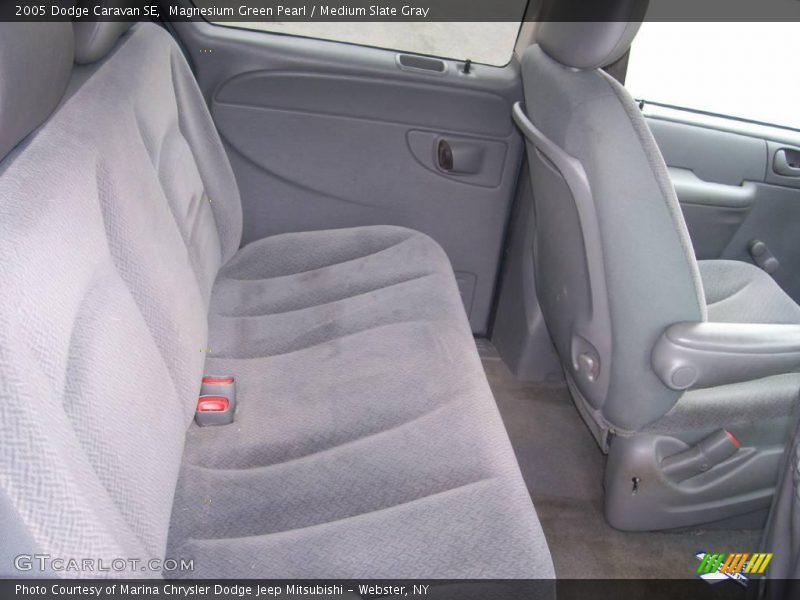 Magnesium Green Pearl / Medium Slate Gray 2005 Dodge Caravan SE