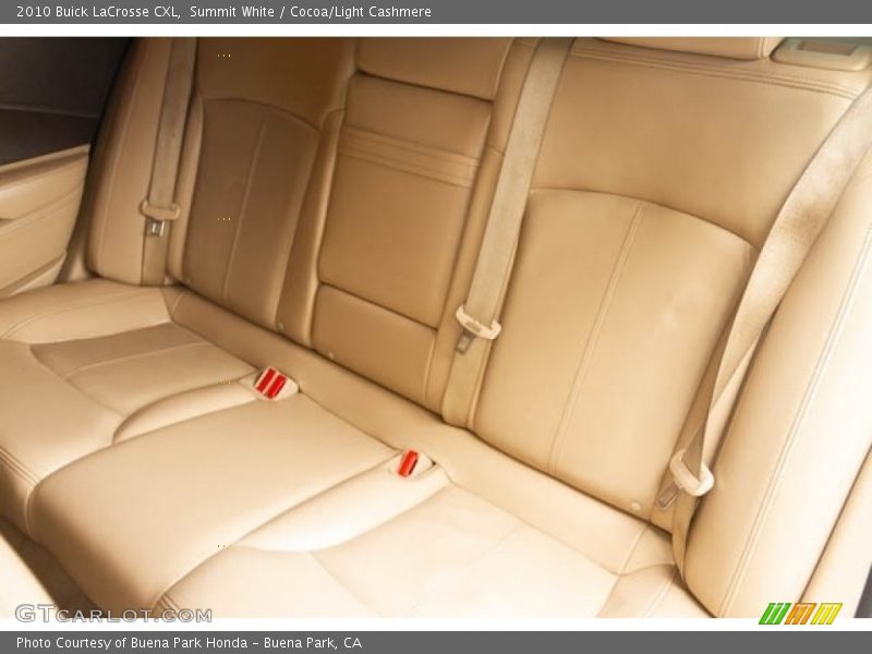 Summit White / Cocoa/Light Cashmere 2010 Buick LaCrosse CXL