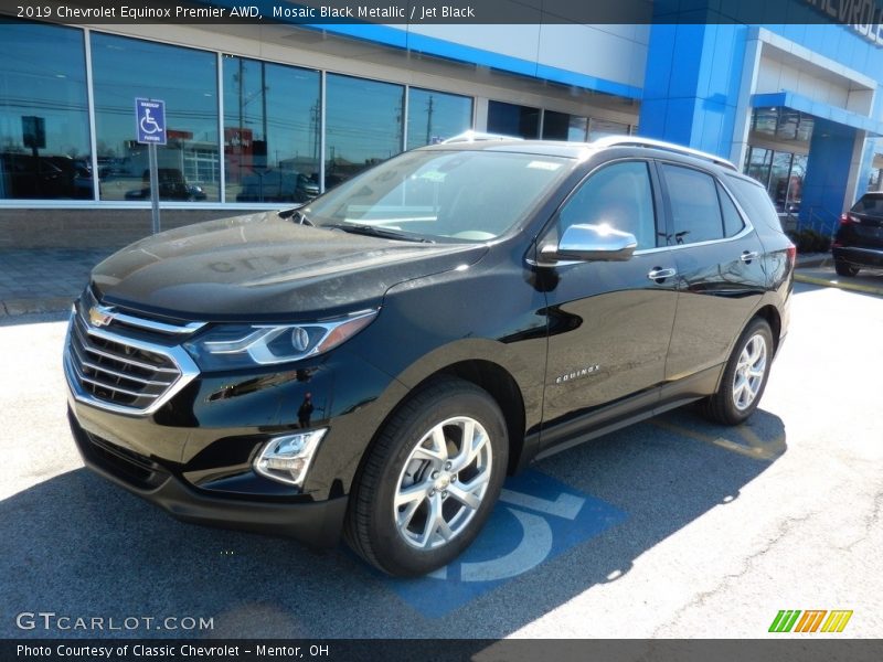 Mosaic Black Metallic / Jet Black 2019 Chevrolet Equinox Premier AWD