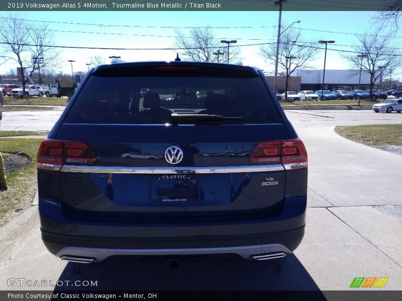 Tourmaline Blue Metallic / Titan Black 2019 Volkswagen Atlas S 4Motion
