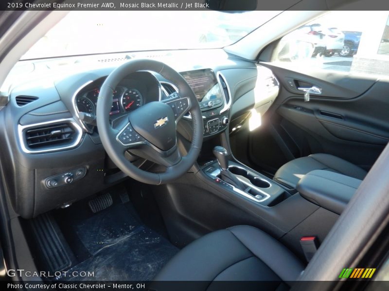 Mosaic Black Metallic / Jet Black 2019 Chevrolet Equinox Premier AWD