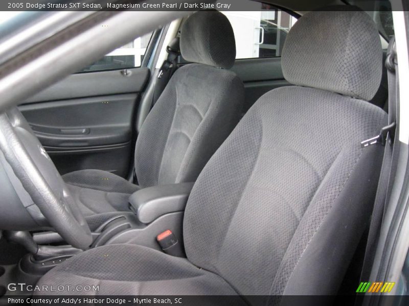 Magnesium Green Pearl / Dark Slate Gray 2005 Dodge Stratus SXT Sedan