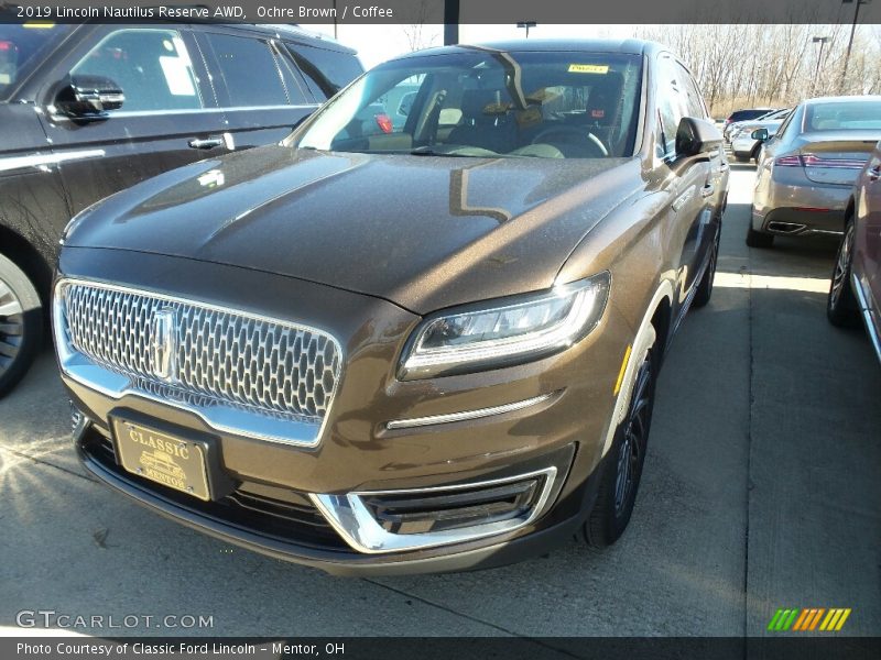 Ochre Brown / Coffee 2019 Lincoln Nautilus Reserve AWD