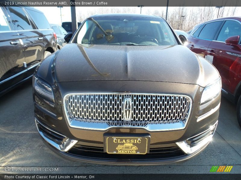 Ochre Brown / Coffee 2019 Lincoln Nautilus Reserve AWD