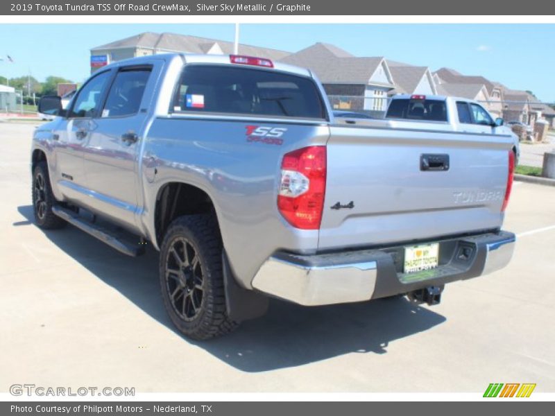 Silver Sky Metallic / Graphite 2019 Toyota Tundra TSS Off Road CrewMax