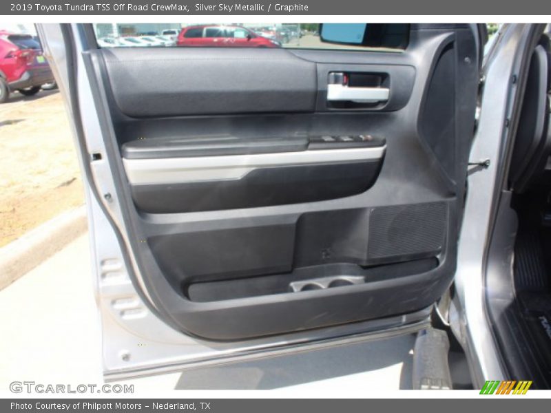 Silver Sky Metallic / Graphite 2019 Toyota Tundra TSS Off Road CrewMax