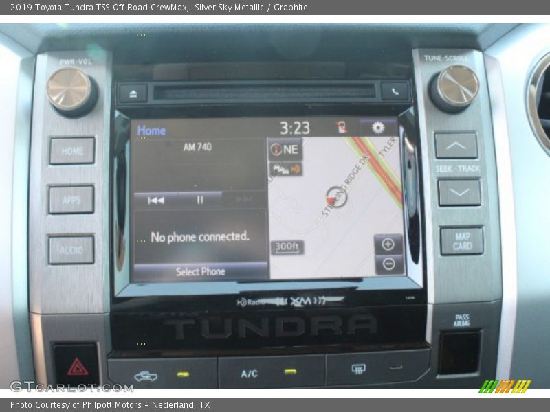 Silver Sky Metallic / Graphite 2019 Toyota Tundra TSS Off Road CrewMax