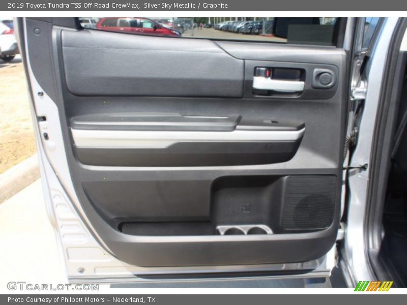 Silver Sky Metallic / Graphite 2019 Toyota Tundra TSS Off Road CrewMax