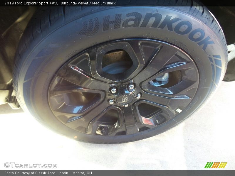 Burgundy Velvet / Medium Black 2019 Ford Explorer Sport 4WD