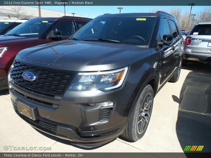 Magnetic / Medium Black 2019 Ford Explorer Sport 4WD