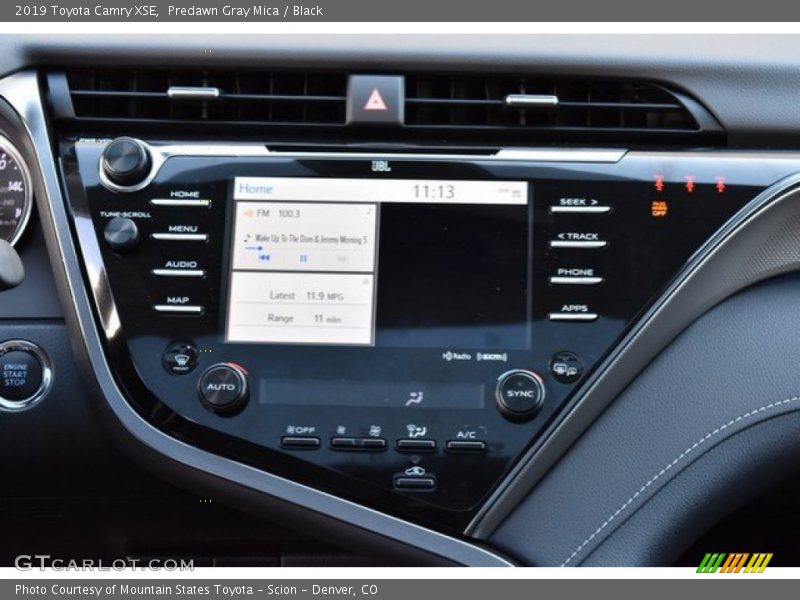 Predawn Gray Mica / Black 2019 Toyota Camry XSE