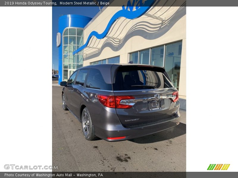 Modern Steel Metallic / Beige 2019 Honda Odyssey Touring