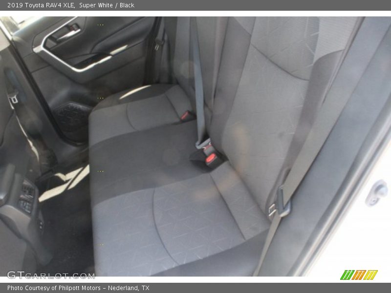 Super White / Black 2019 Toyota RAV4 XLE