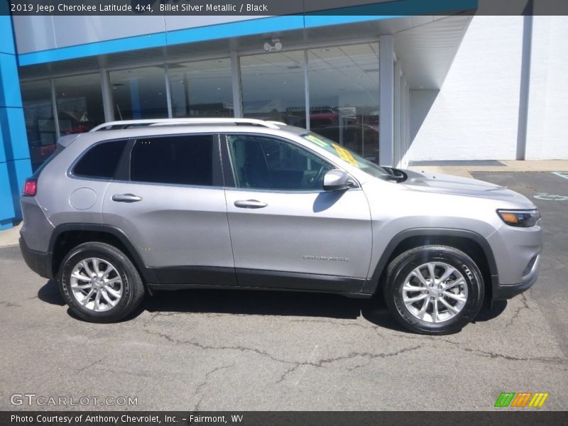 Billet Silver Metallic / Black 2019 Jeep Cherokee Latitude 4x4