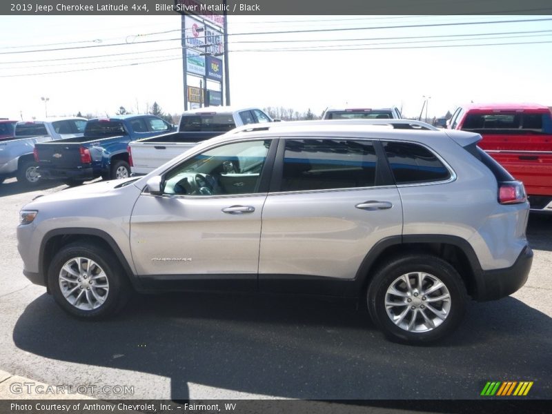 Billet Silver Metallic / Black 2019 Jeep Cherokee Latitude 4x4