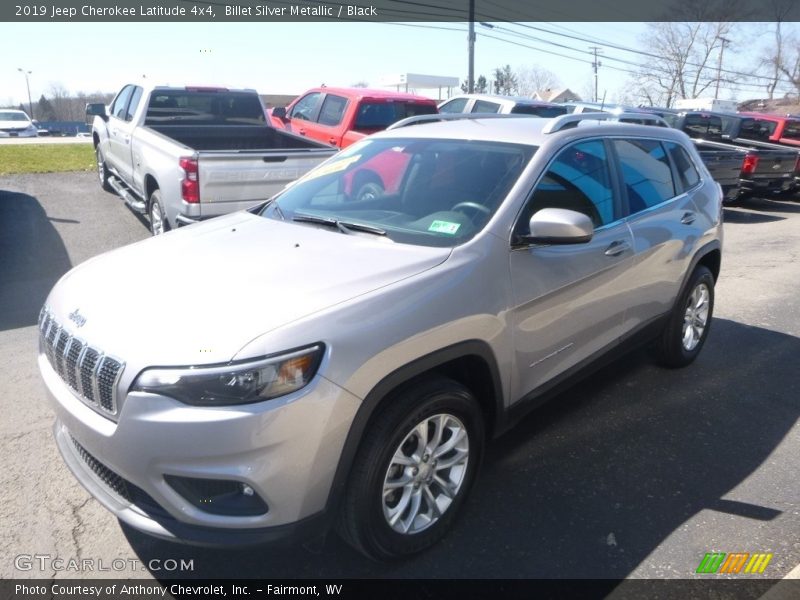 Billet Silver Metallic / Black 2019 Jeep Cherokee Latitude 4x4