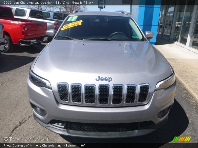 Billet Silver Metallic / Black 2019 Jeep Cherokee Latitude 4x4