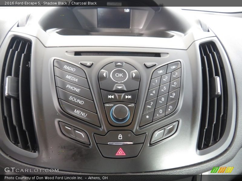 Shadow Black / Charcoal Black 2016 Ford Escape S