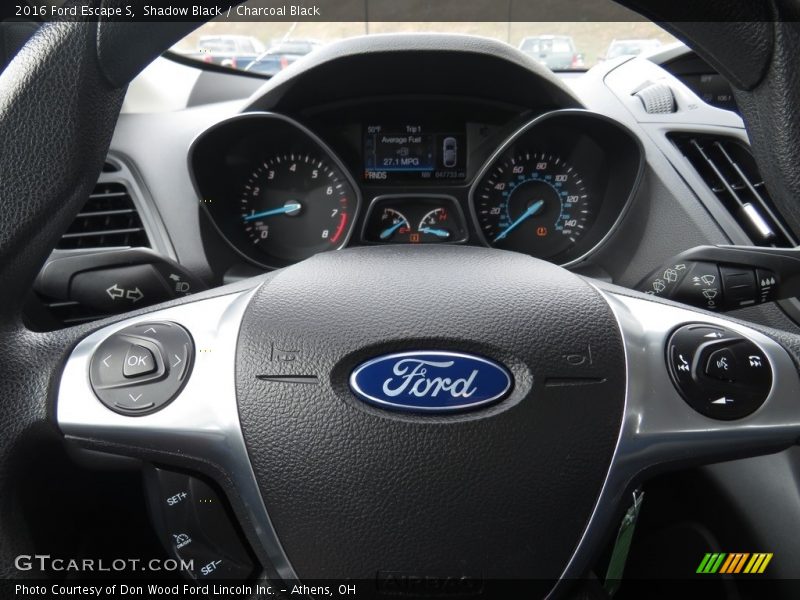 Shadow Black / Charcoal Black 2016 Ford Escape S