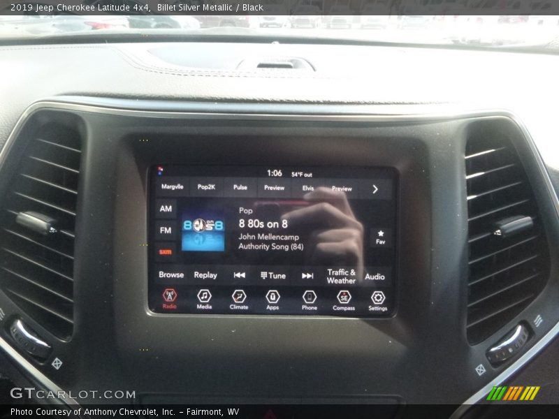 Billet Silver Metallic / Black 2019 Jeep Cherokee Latitude 4x4