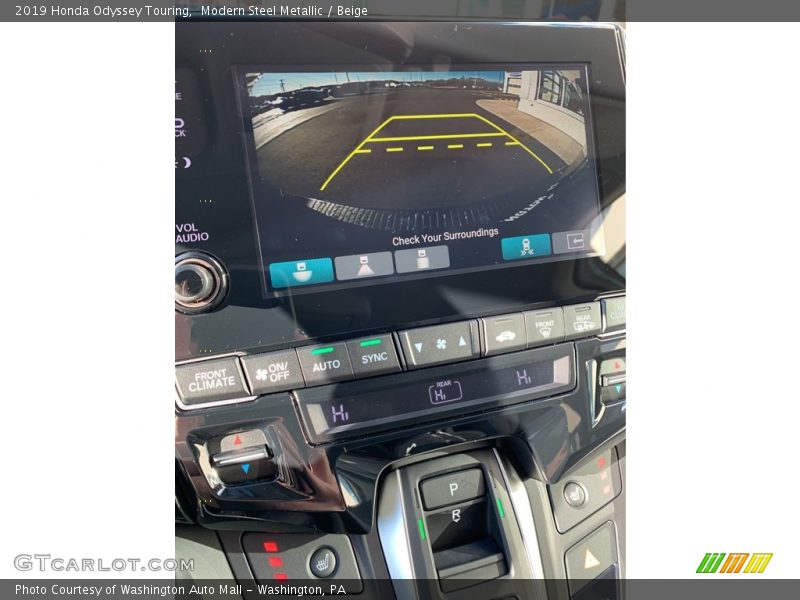 Modern Steel Metallic / Beige 2019 Honda Odyssey Touring