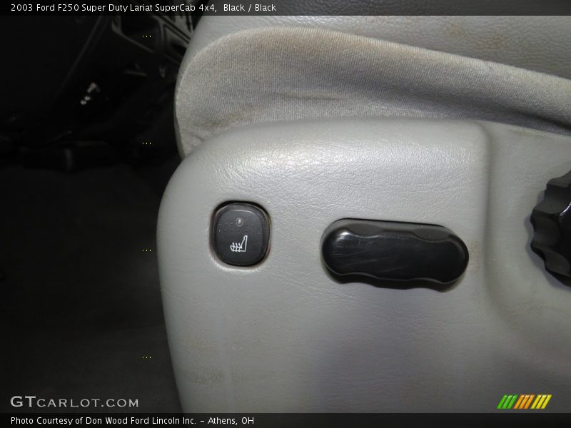 Black / Black 2003 Ford F250 Super Duty Lariat SuperCab 4x4