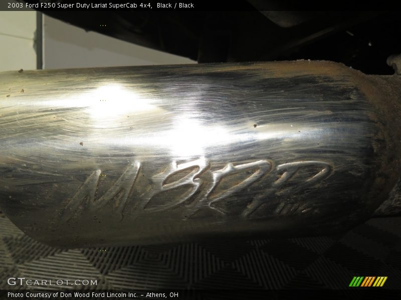 Black / Black 2003 Ford F250 Super Duty Lariat SuperCab 4x4